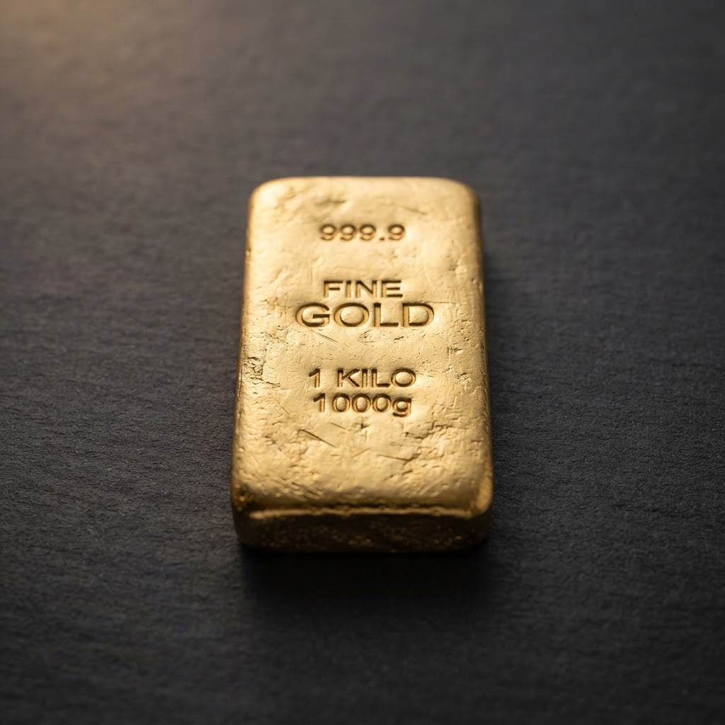 PAMP Suisse 1 Kilo Casting 999.9 Gold Bar