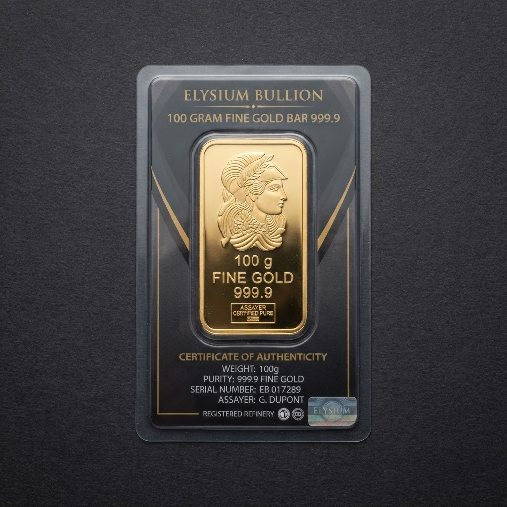 PAMP Suisse Lady Fortuna 100g Gold Bar (Veriscan)